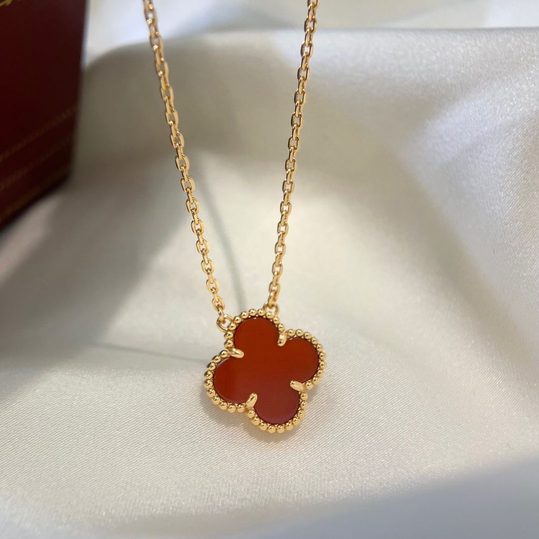 スウィート アルハンブラ ペンダント、カーネリアン、ヴァン クリーフ&アーペル Van Cleef & Arpels VCARN59M00｜本日限定特価｜新品未使用