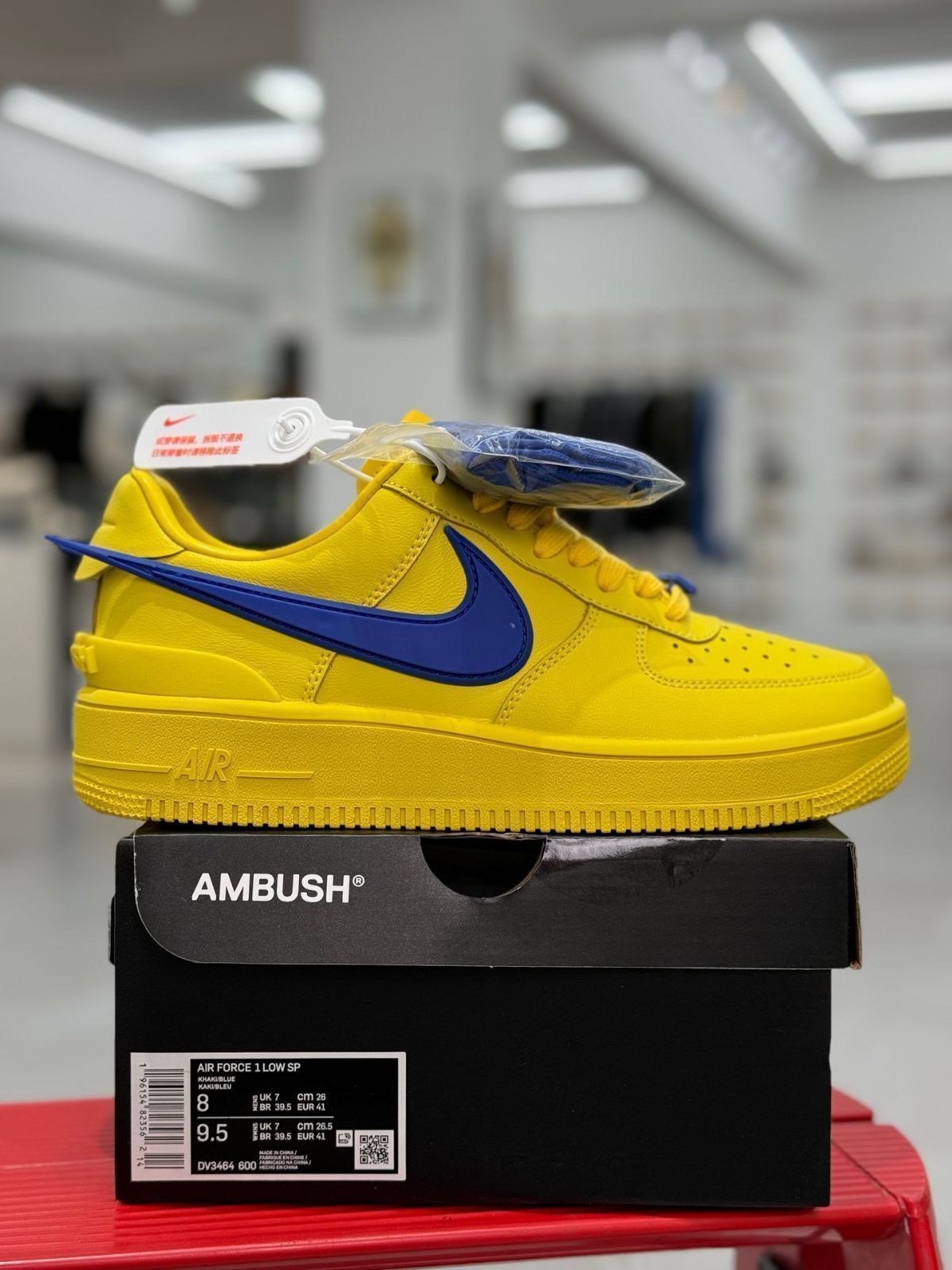 NIke Air Force 1 '07 Low AMBUSH 連名ビッグフック黄色｜本日限定特価｜新品未使用