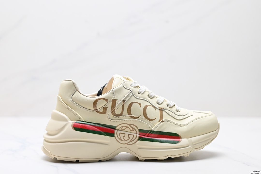 グッチ GUCCI ダディーシューズ ライトン シリーズ レトロ厚底 ファッショナブルで使いやすい05