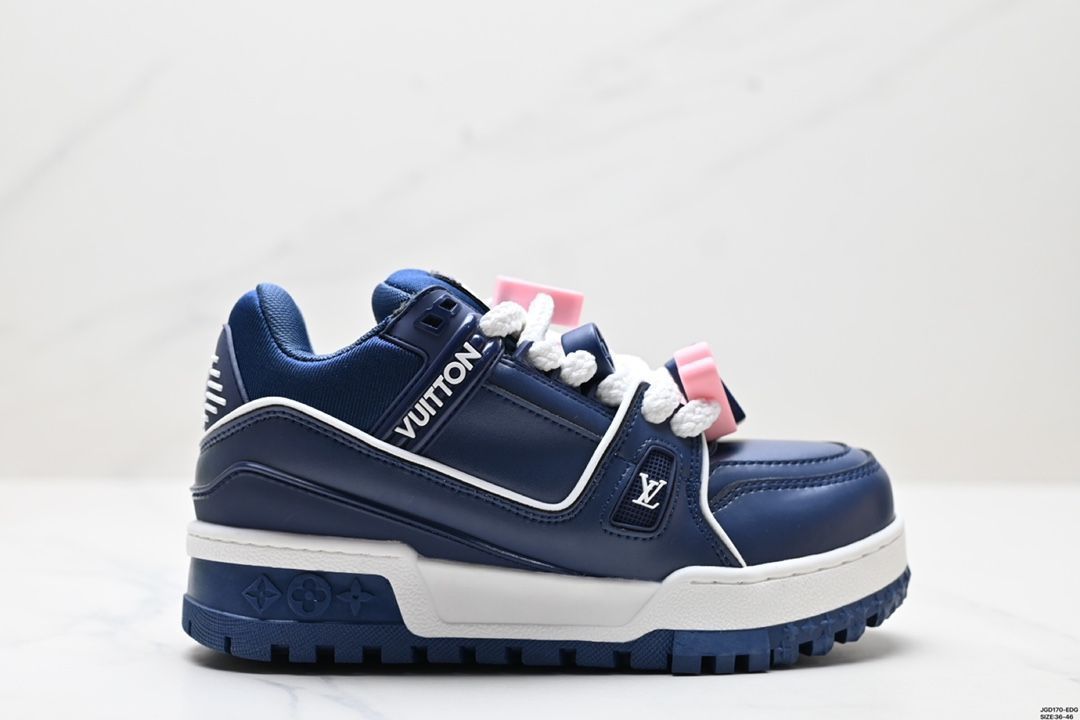 【LVルイ・ヴィトン】Trainer Maxi Low Sneaker パンブレッド マキシシリーズ ローカット カジュアル スポーツ バスケットシューズ05