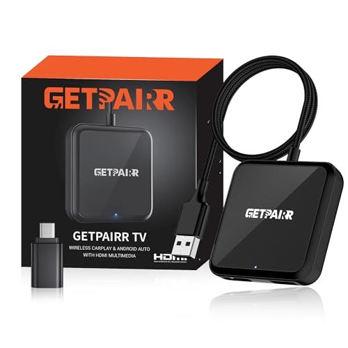 R★Car TV Mate Pro Max「Fire TV Stick接続可・有線CarPlay／Android Auto対応・有線ミラーリング」App HDMI? IN カーテレビメイト HDMI?入力対応 CarPlayワイヤレス化アダプ f6e72bb9