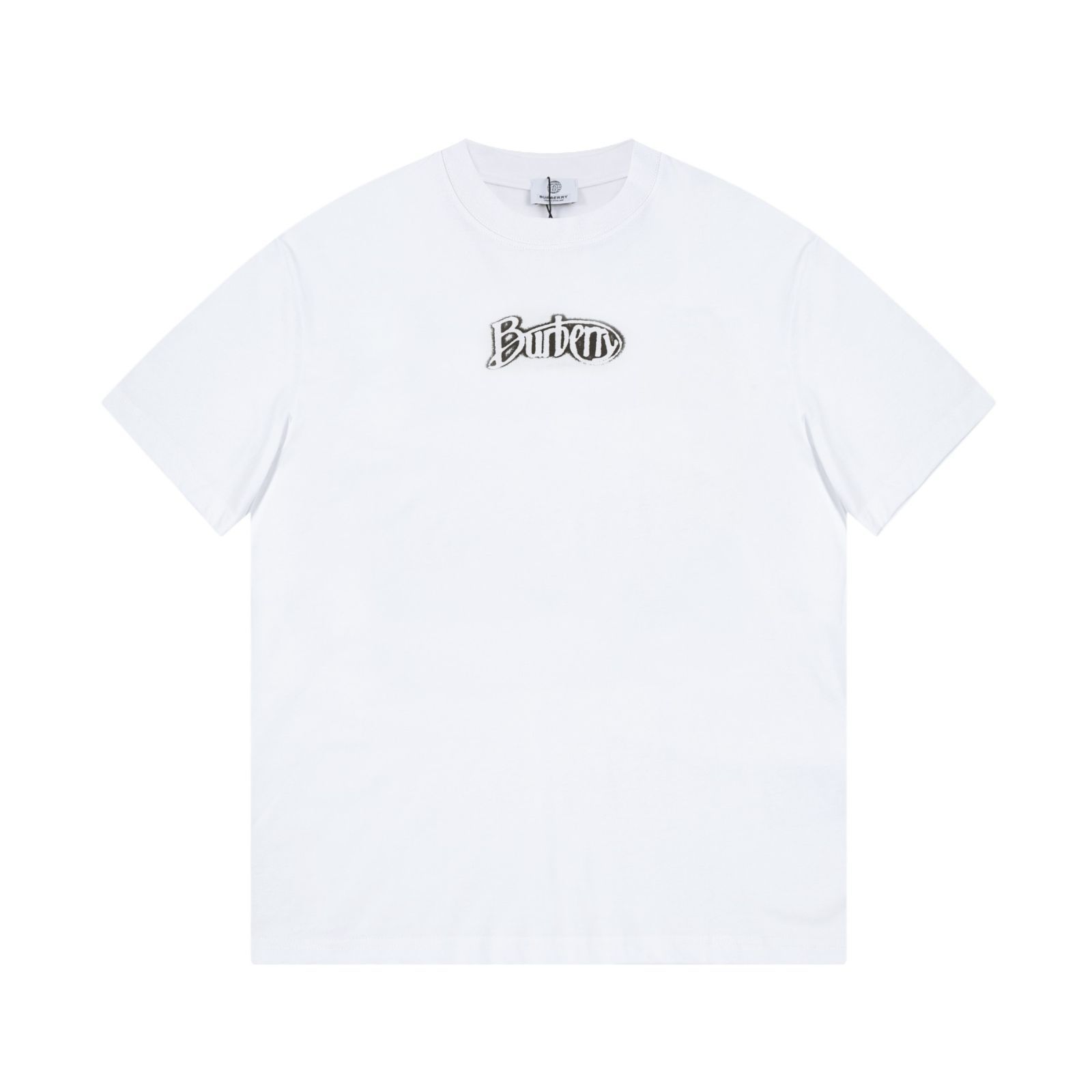 【本日限定特価】Burberry ロゴプリント クルーネックTシャツ - リラックスフィットで男女兼用 [本日特価|新品未使用品]