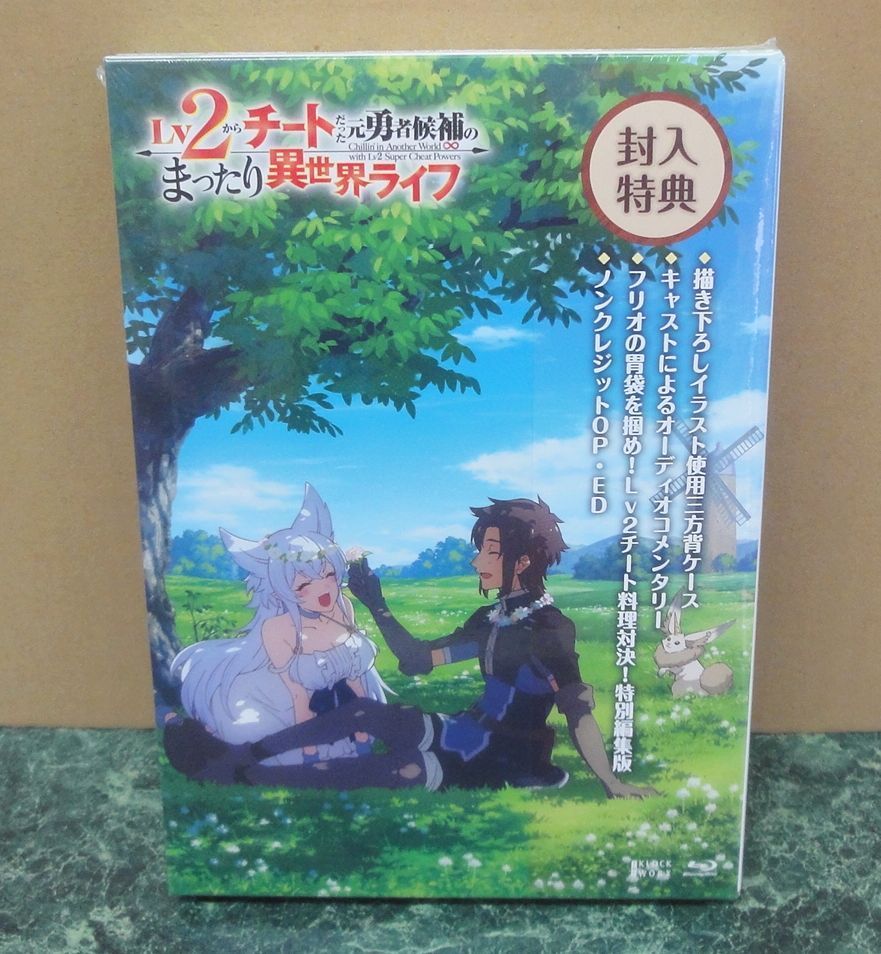ブルーレイ　未開封 Lv2からチートだった元勇者候補のまったり異世界ライフ Blu-ray BOX アニメ exception