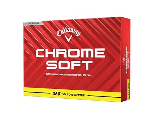キャロウェイ(Callaway) ゴルフボール CHROME SOFT 24 3ピース構造ma