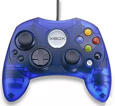 【中古】XBハード Xbox コントローラ(クリアブルー)