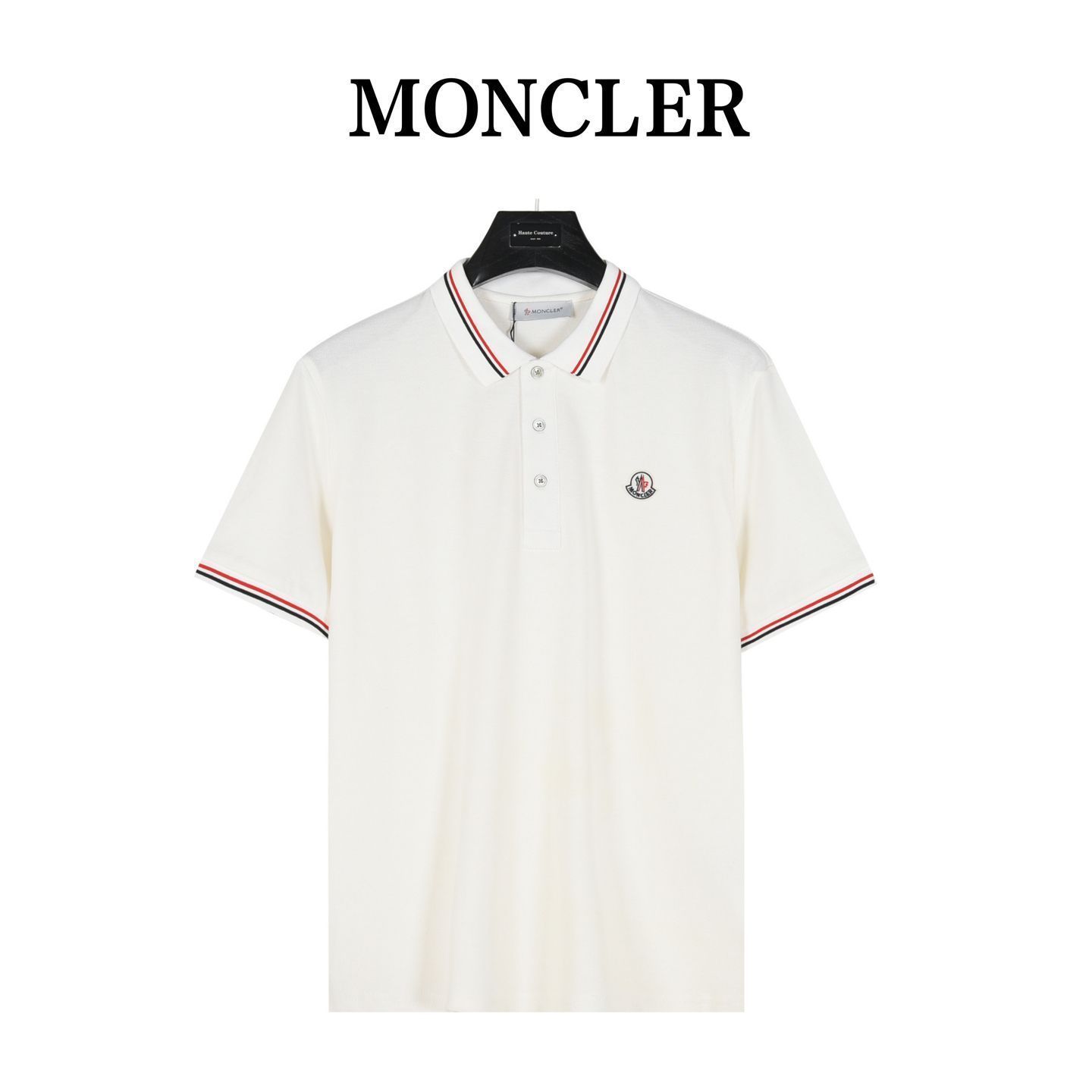 【今日特価】Moncler / モンクレール 23ss クラシックロゴ襟リボンポロ