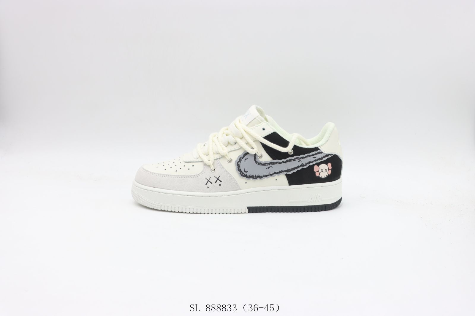 【今日特価】ナイキ Nike スケートシューズ 白黒 SL 888833-MM輸入