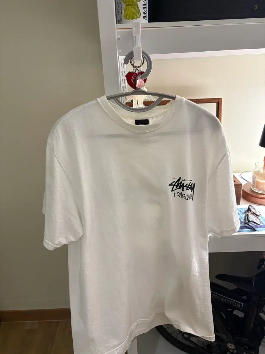 STUSSY ステューシー 半袖Tシャツ 白 Honolulu large