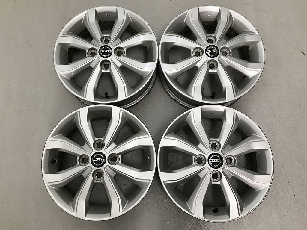 ◎日産純正 14inc 4.5J +46 100/4H 即納 個人宅OK 4本 検) デイズ ルークス サクラ モコ ピノ オッティ 三菱流用可 ekワゴン ekスペース