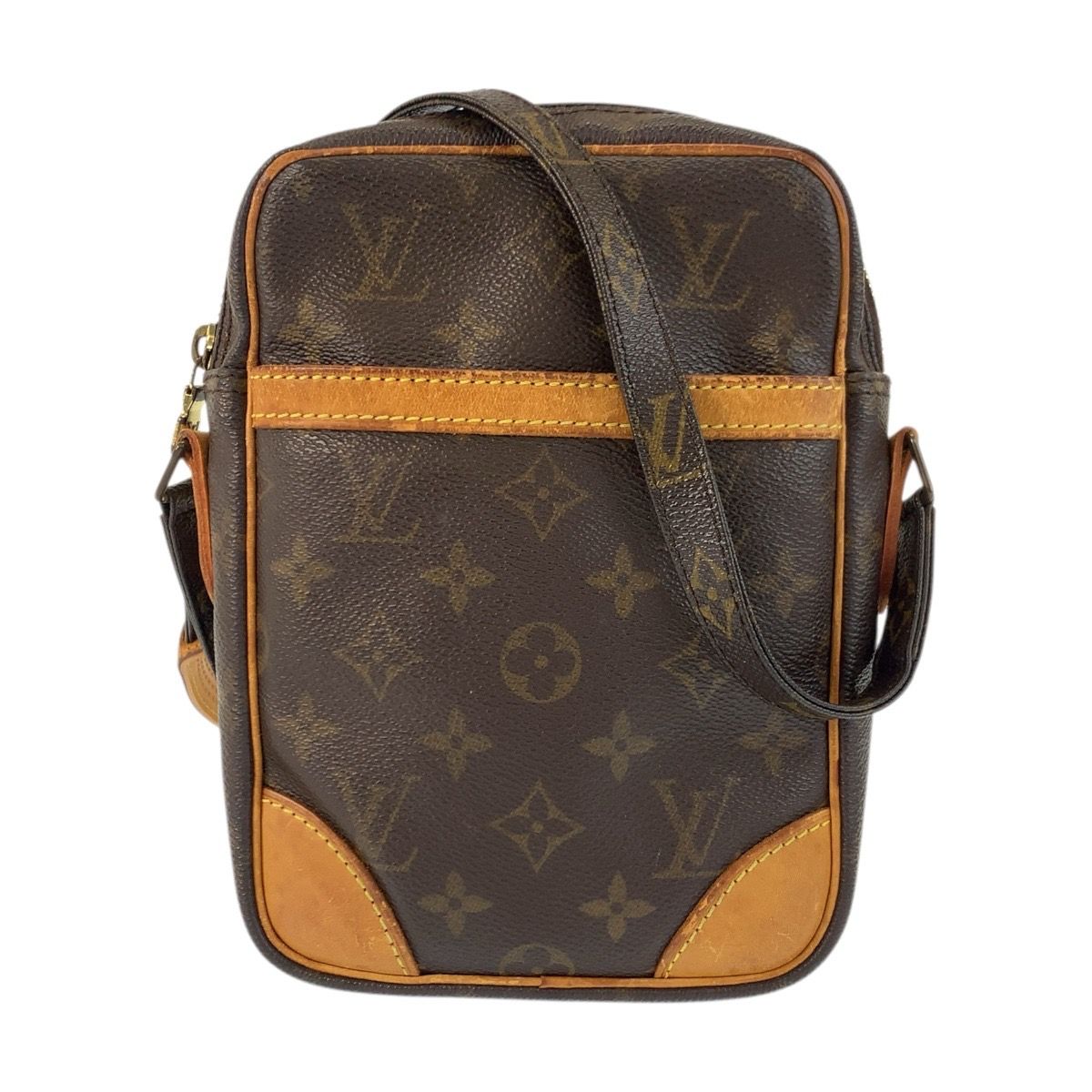 LOUIS VUITTON ルイ ヴィトン モノグラム ダヌーブ ブラウン ゴールド 