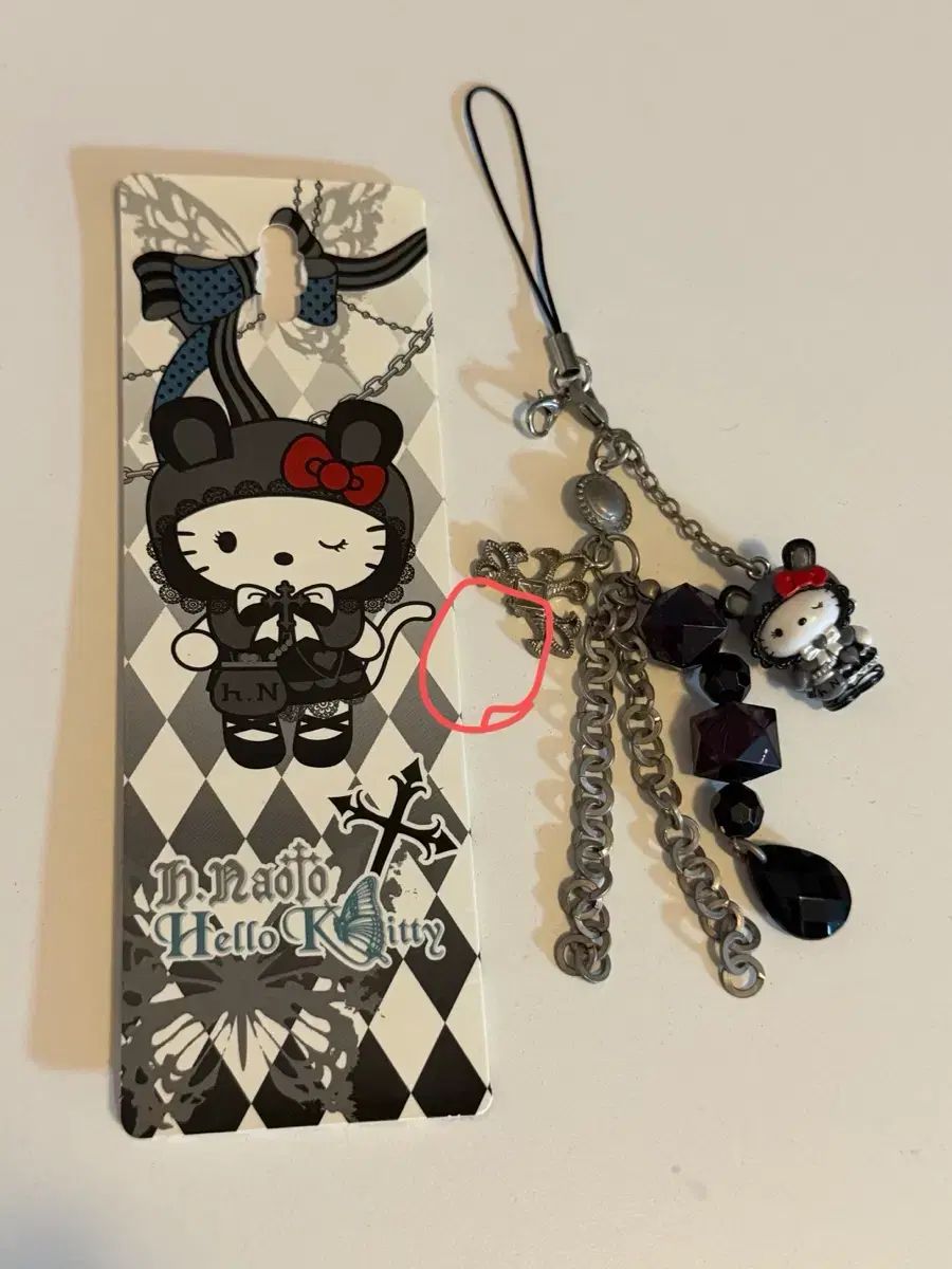 クラシックゴシックオートHELLO KITTY キーホルダー