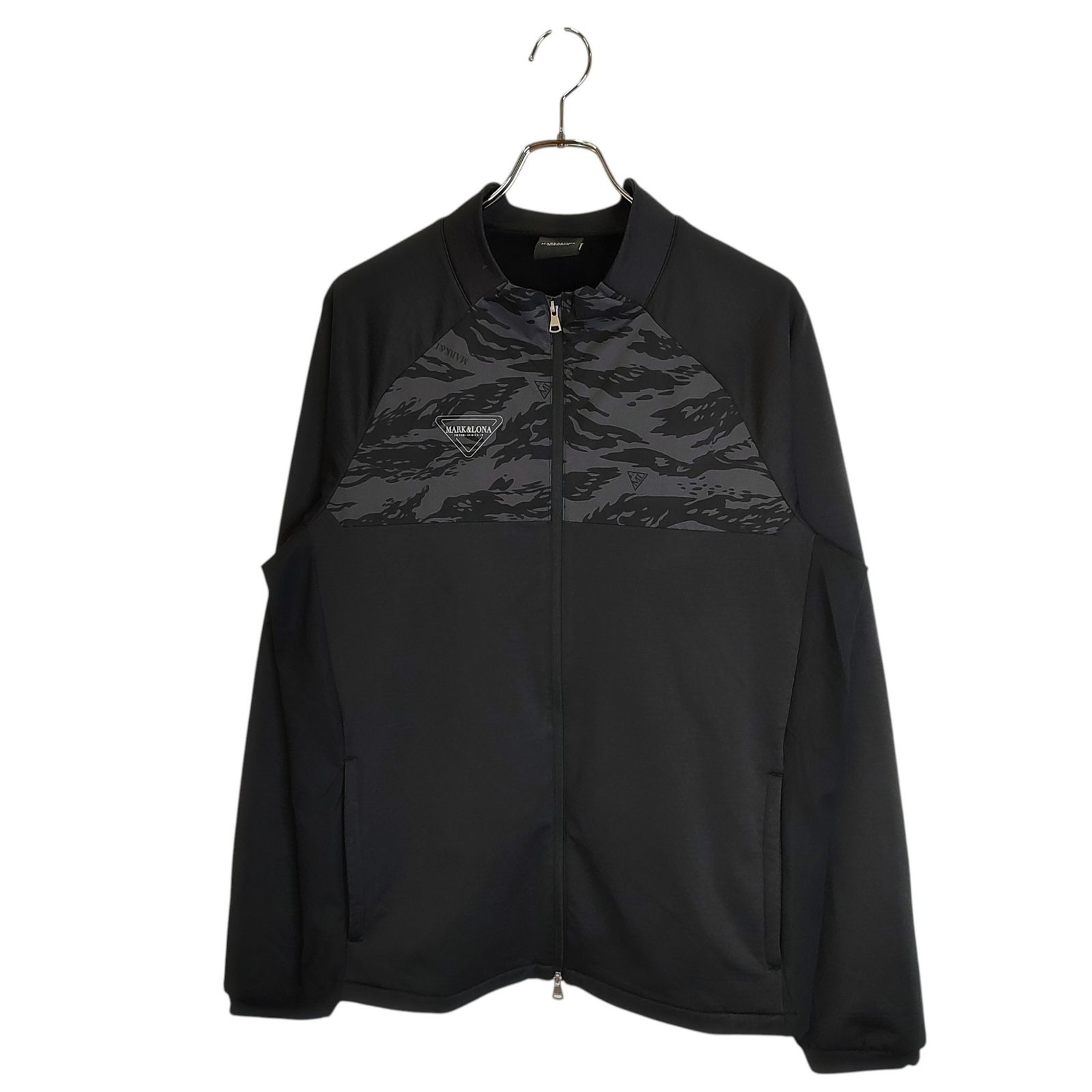 MARK&LONA マークアンドロナ ゴルフ 26SS CODE COLLECTION TCZT ジップアップジャケット ブルゾン MCM-6A-AC50 50 ブラック メンズ