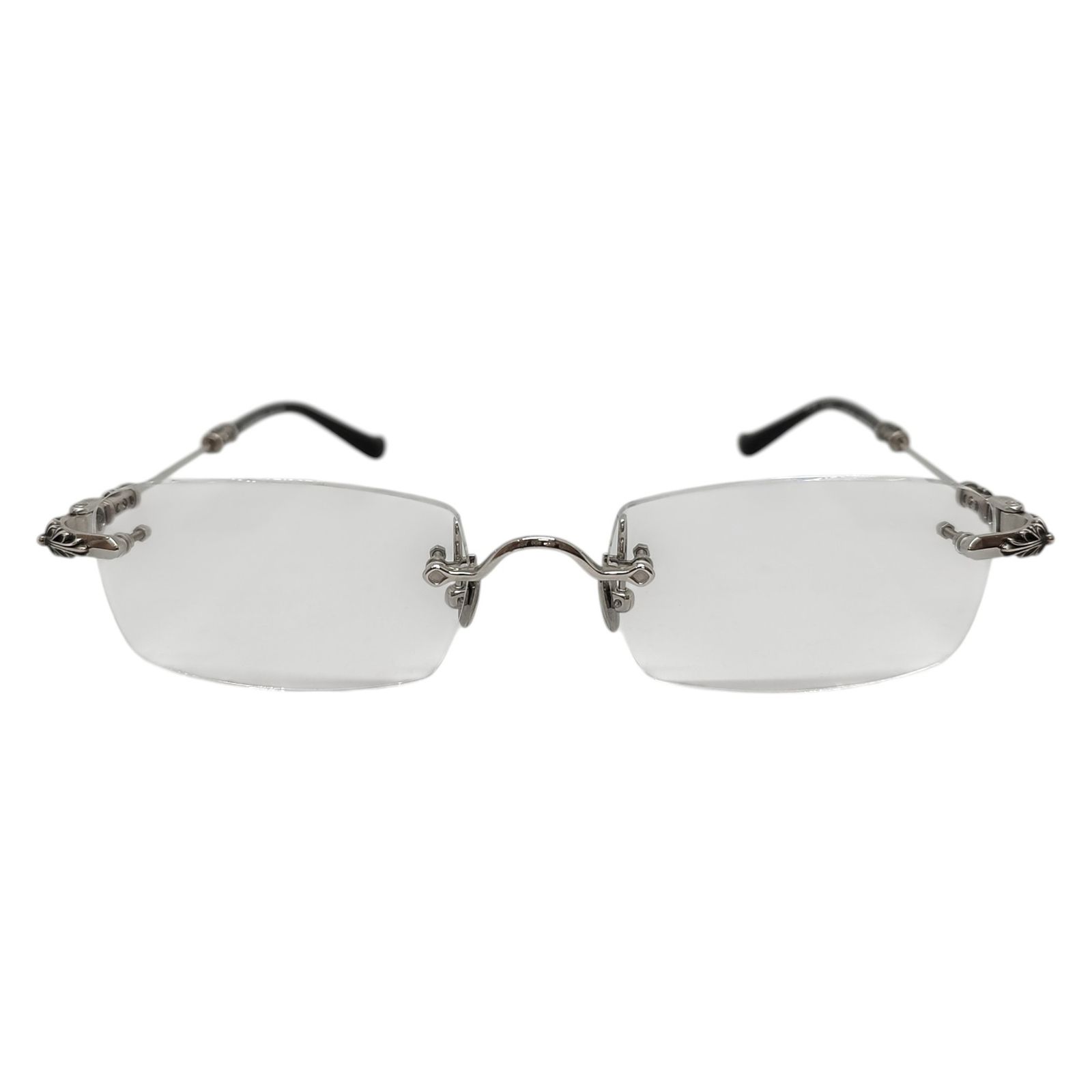 Chrome Hearts クロムハーツ pills iii 眼鏡 （ギャランティー原本有） F シルバー メンズ/レディース
