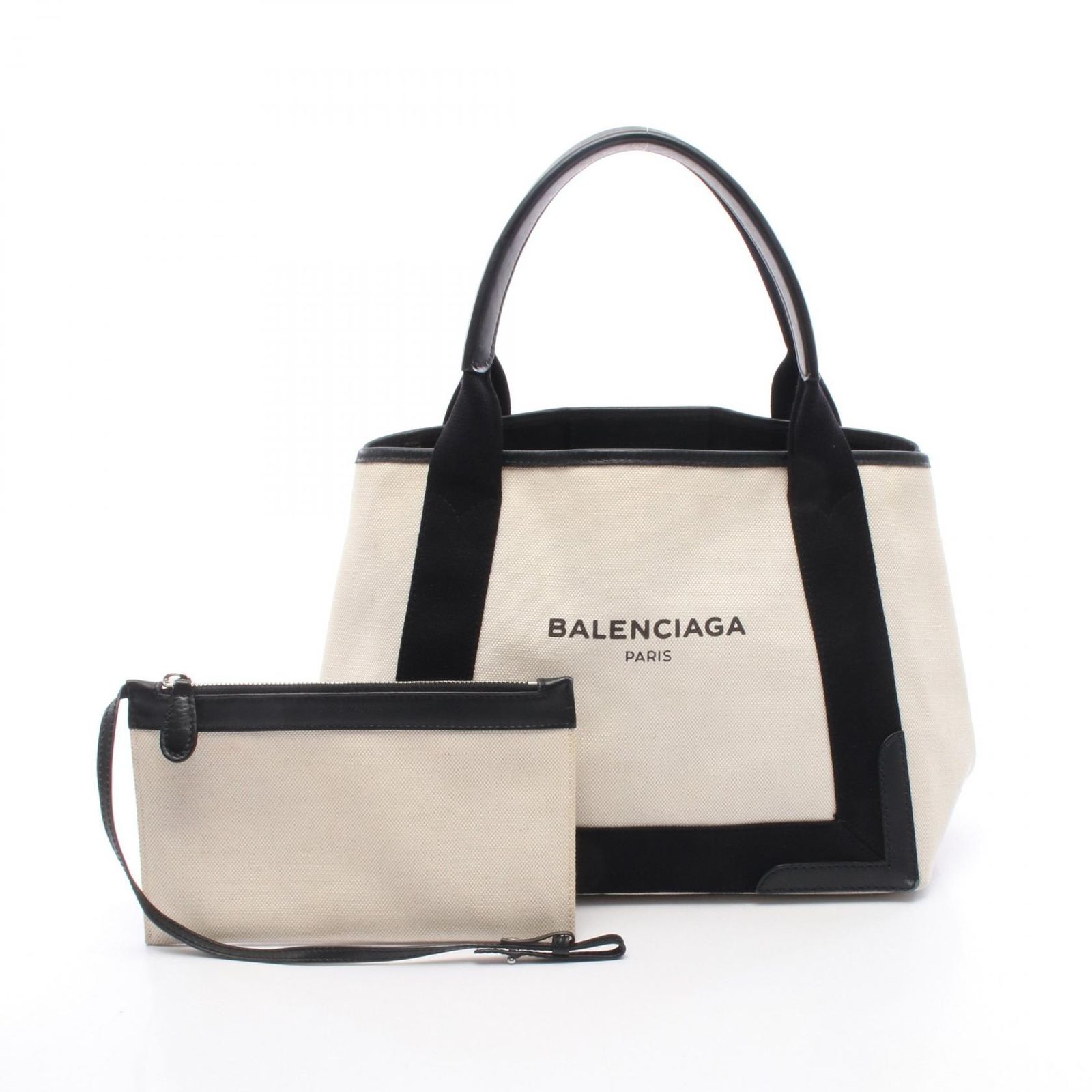 BALENCIAGA バレンシアガ NAVY CABAS S ネイビーカバ トートバッグ