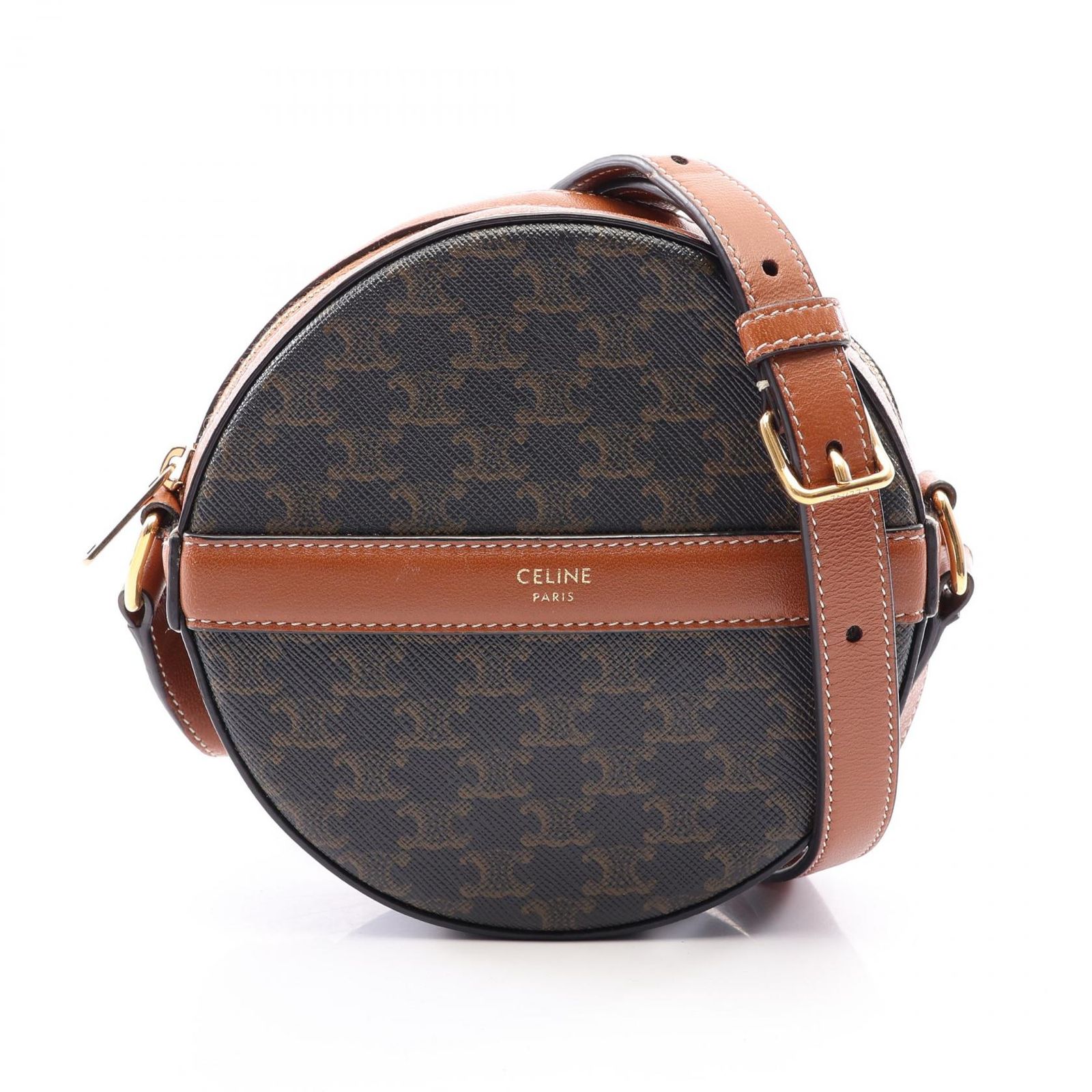 CELINE セリーヌ ラウンドパース トリオンフ ショルダーバッグ