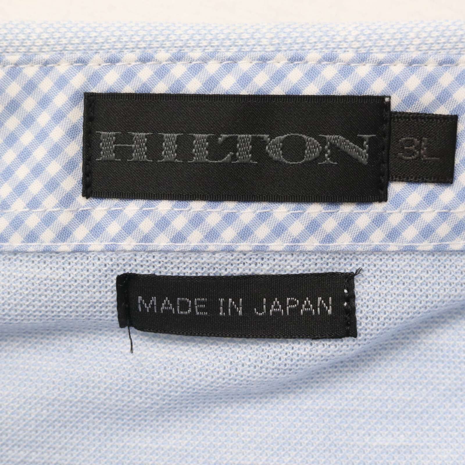 新品 未使用】 HILTON ヒルトン 春夏☆ 半袖 ポロシャツ 日本製 大きい 