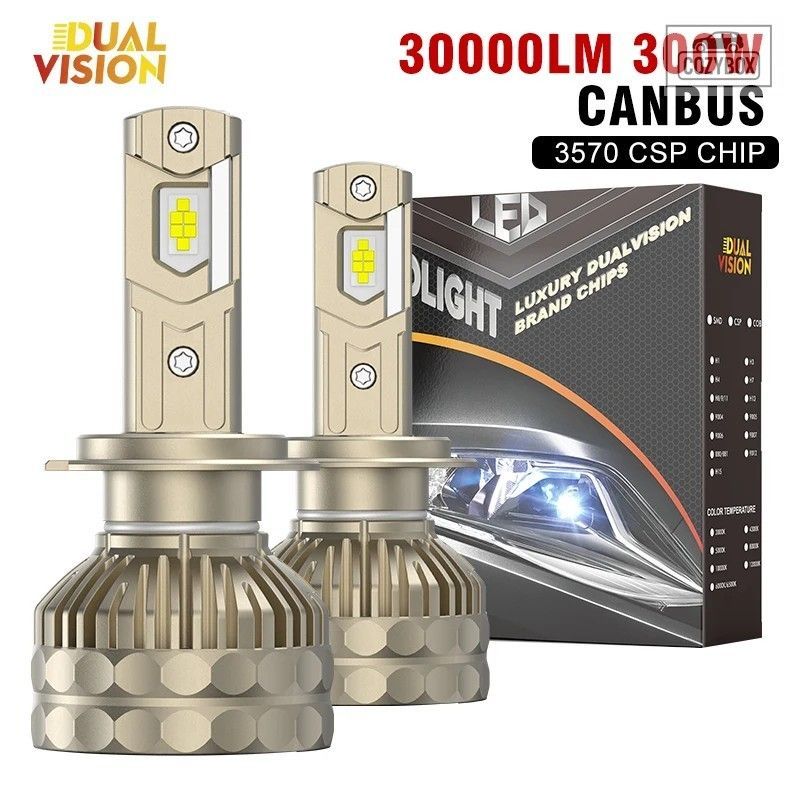 30000LM H7 LED Canbus 車 ヘッドライトスーパー HB4 H11 H4 H1 9012 HB3 9005 9006 H