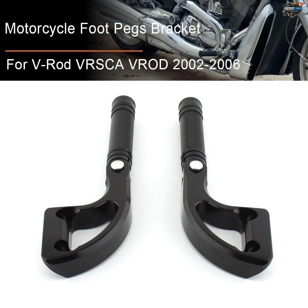 ハーレー V-ROD V ROD VRSCA VROD 2002 - 06 用オートバイ後部パッセンジャーフットペダルフットレストブラケットフットペグ 18,562円