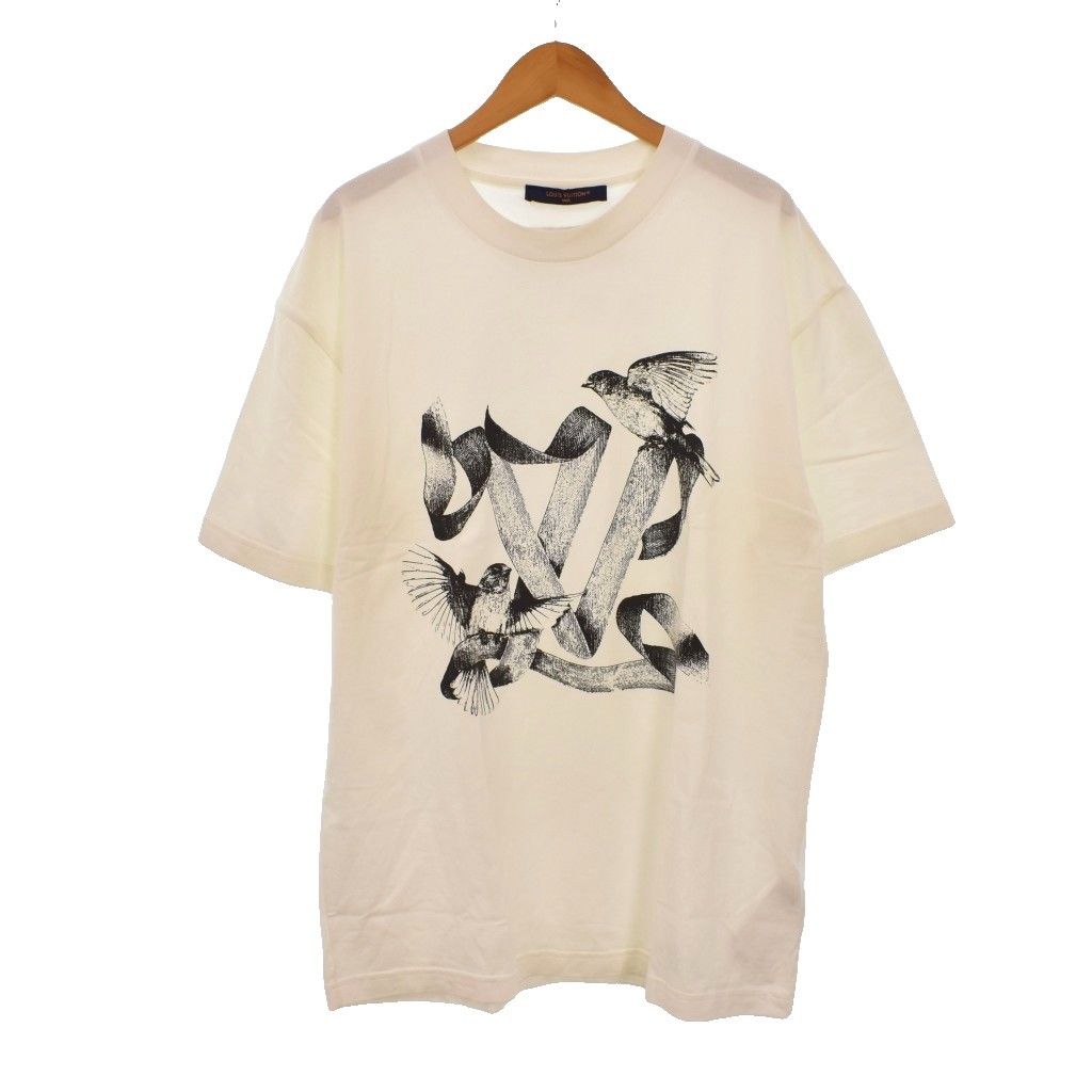 ルイヴィトン LOUIS VUITTON 23AW LVバード シグネチャープリンテッド Tシャツ 半袖 M 白 ホワイト RM232 NPG HPY83W 35,035円