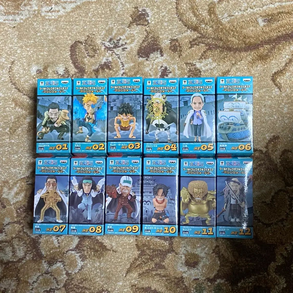 ワンピース ワールドコレクタブルフィギュア 海軍 マリンフォード 1弾 & 2弾 フルセット Collector's Edition