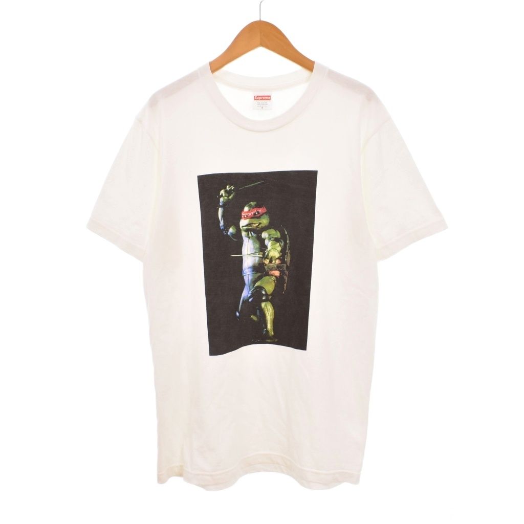 シュプリーム SUPREME 21SS Raphael Tee Tシャツ 半袖 ミュータント ニンジャ タートルズ ラファエル プリント S 白 ホワイト
