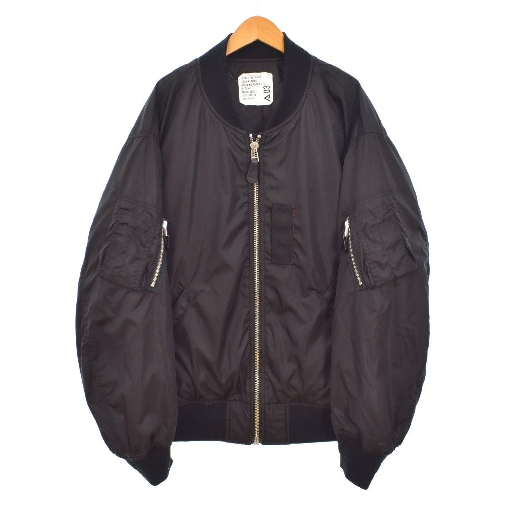 フェニックス PHENIX by TKMT QUILTED TECH MA-1 JACKET ジャケット 3 黒 ブラック PO-26052-O