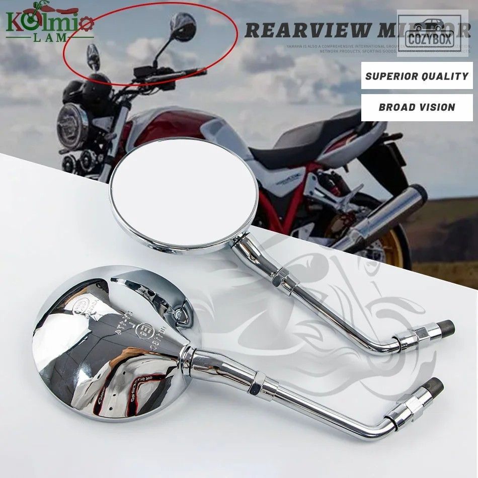 ホンダ CB500 CB750 CB1100 CB1000 CB1300 オートバイリアビュー サイド ミラー CB550