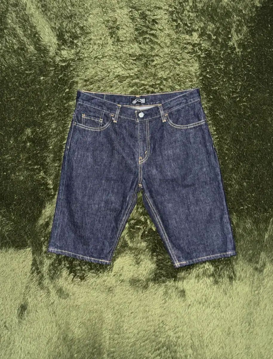 L BEAMS ビームス Made in Japan デニム ショーツ ディープ Indigo