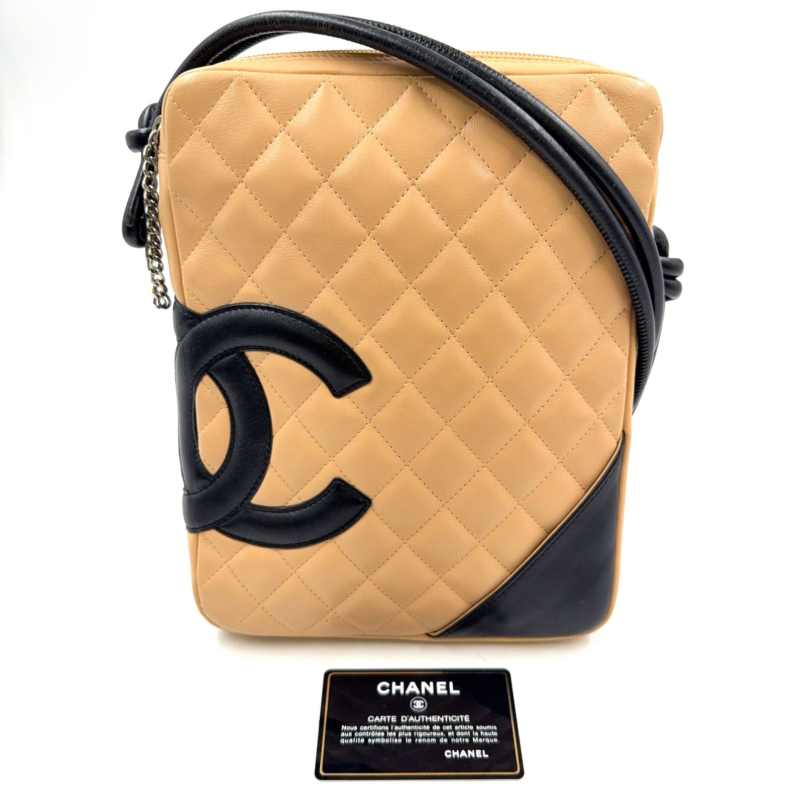 CHANEL カンボンライン ミニショルダーバッグ 9番台 ギャランティカード付