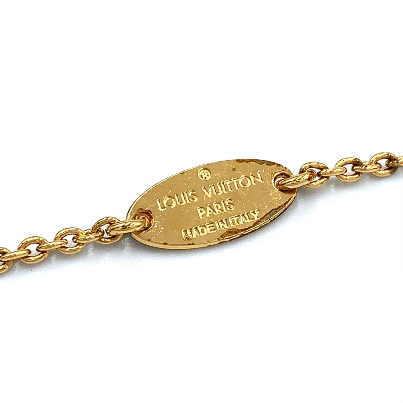 LOUIS VUITTON エセンシャルV メタル ゴールド ブレスレット M61084