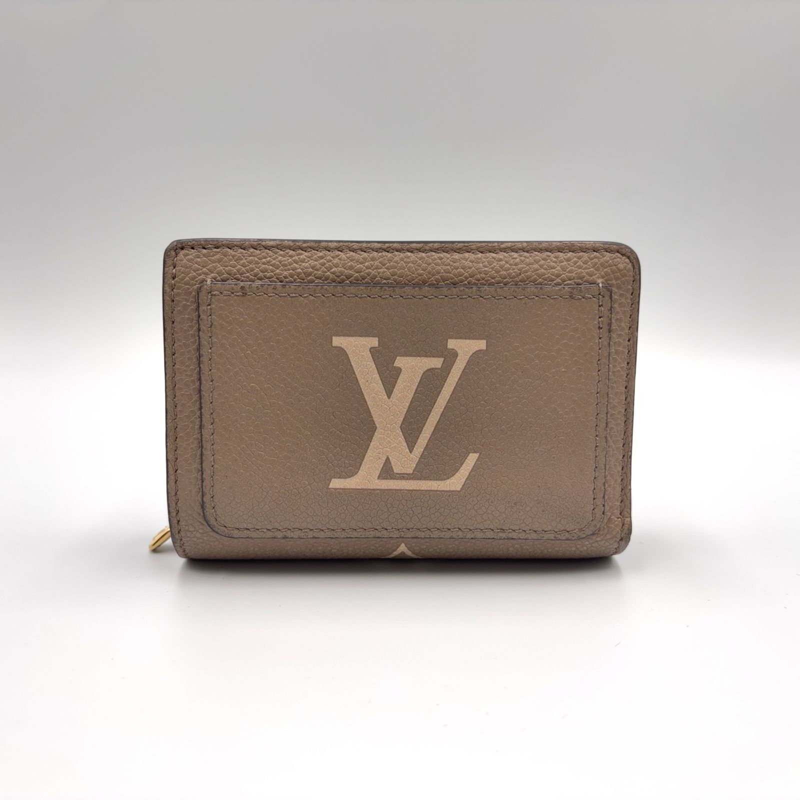 新着】LOUIS VUITTON ポルトフォイユクレア RFID対応 レザー ベージュ