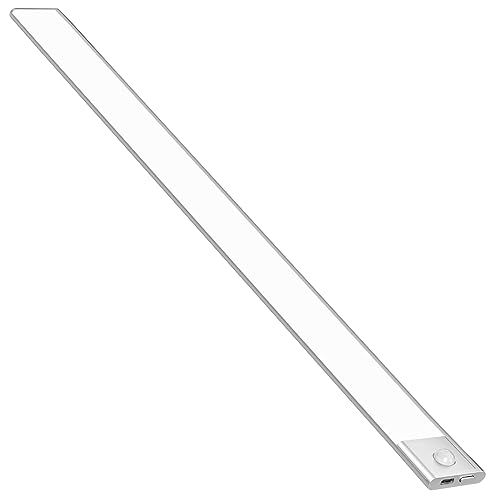 人感センサーライト 室内 LED バー ライト 充電式 3000mAh キャビネットライト 60cm 昼白色 超薄型設計 手元灯 マグネット LEDライト 配線工事不要 省エネ 長寿命 高感度 高輝度 部屋 玄関 廊下 キッチン 棚″mn f726b2cb