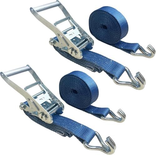 HELIX ラッシングベルト 2本セット ラチェット式 ベルト幅 50mm 固定側 1m 巻側 5m 破断荷重3000kg フック Jタイプ 3T 荷締め 固定 日本語説明書付き★m bd6f712d