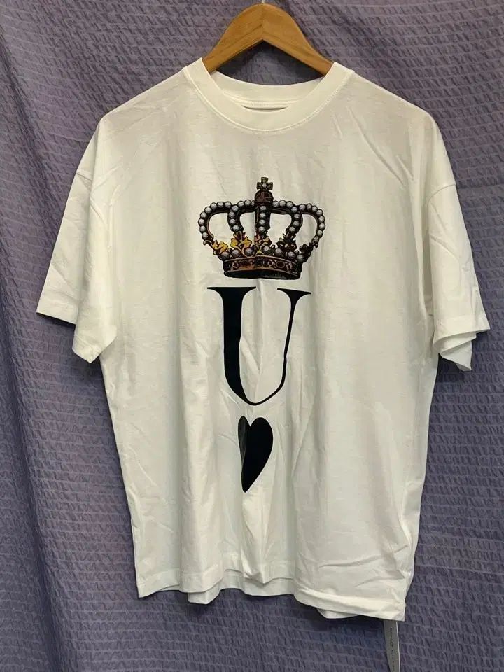 ユニオンジャック 王冠 半袖 Tシャツ 白