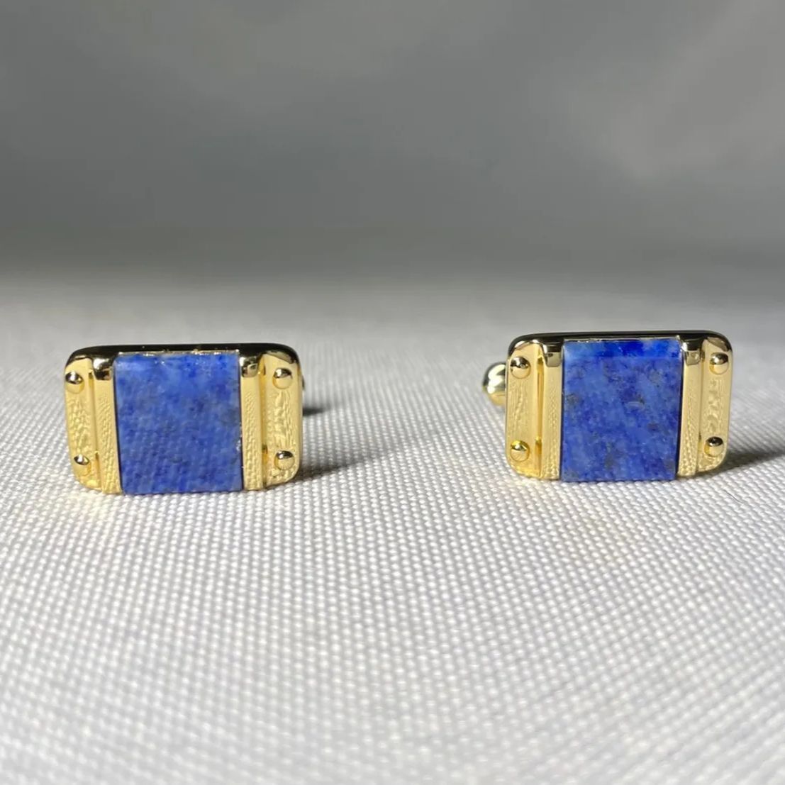 【希少】ヴィンテージ オールドディオール ラピスラズリ カフスボタン 美品 希少 Christian Diorクリスチャンディオール ラピスラズリ