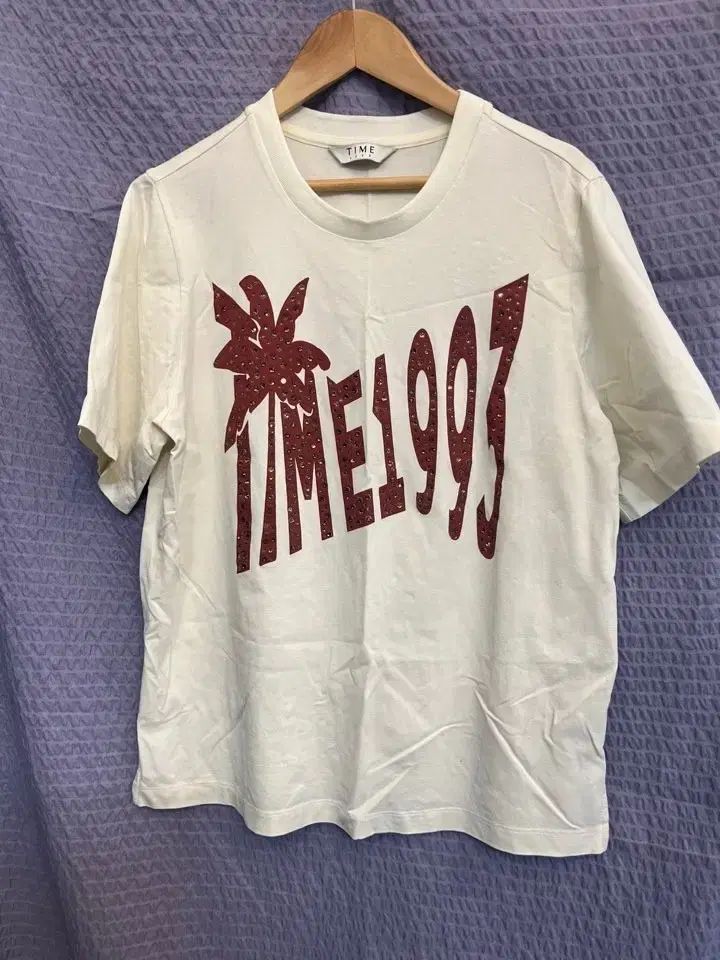 TIME 1993 半袖 Tシャツ アイボリー