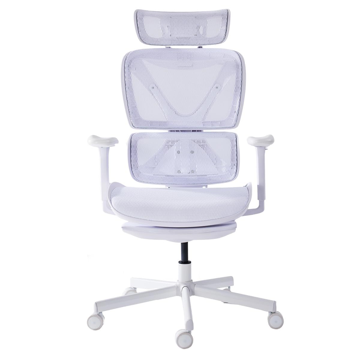 COFO Chair Pro ［国内リラクゼーションブランド発 オフィスチェア ］127度リクライニング デスクチェア 腰全体を安定して支える可動式ランバーサポート パソコン フットレスト付き ワーク ゲーム (ホワイト)ｍａ