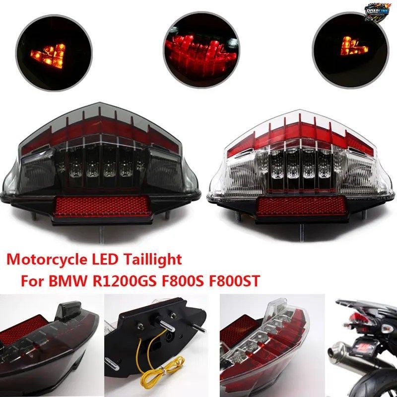 BMW F800S F800GT K71 09-12 F800R K73 09-14 R1200GS K25 ADV K255 用オートバイ用 LED 一体型テールライト/ターンシグナル