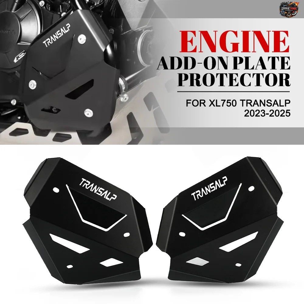 ホンダ XL750 TRANSALP 2023-2024-2025 用 CNC サイドプロテクションプレート エンジンガード エンジンアドオンプレートプロテクター XL 75
