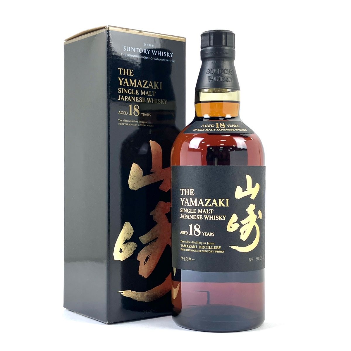 【東京都内限定お届け】 サントリー SUNTORY 山崎 18年 シングルモルト ジャパニーズ 700ml 国産ウイスキー 【古酒】