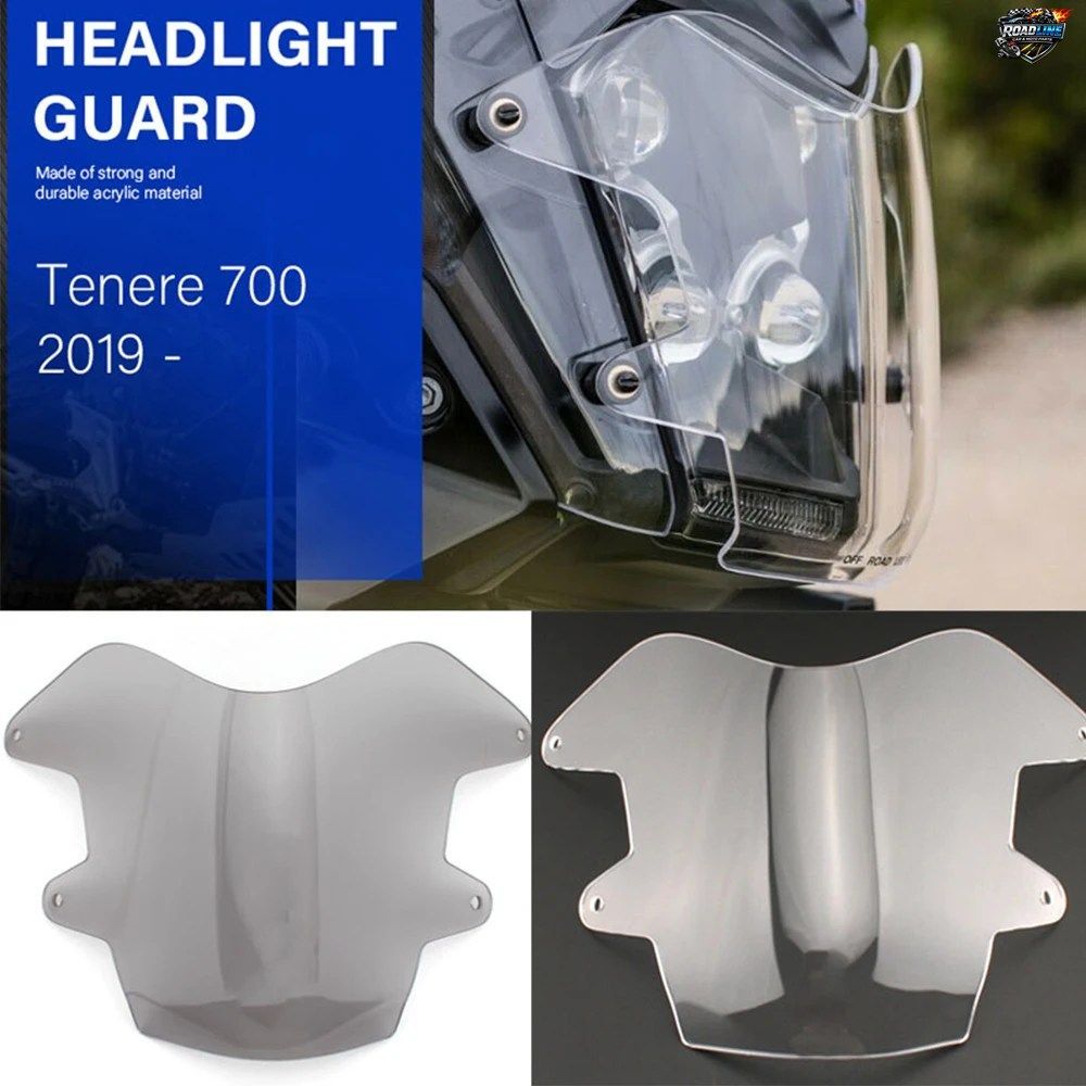 ヤマハ テネレ700 T700 T7 XT700Z XT700 Z 2019 用モーターサイクル アクリル ヘッドライト プロテクター ガード ライト保護カバー