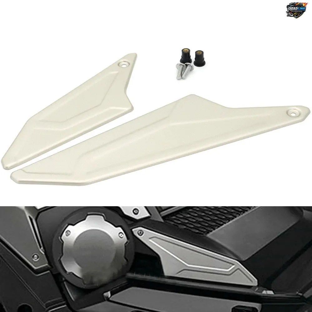 ホンダ X-ADV 750 2021- 用モーターサイクルシルバーラテラルカバーガードプレートアクセサリーフロントフットパッドサイドプロテクション