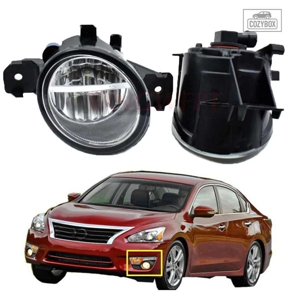 2 個 左 + 右 LED フォグランプ H11 ハロゲン フォグランプ 12V フォグランプ 日産ア