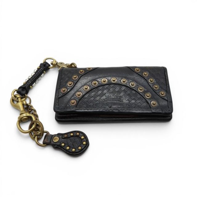 CALEE LEATHER WALETT CHAIN HOSE キャリー レザー ウォレット チェーン ホース 長財布 大名店