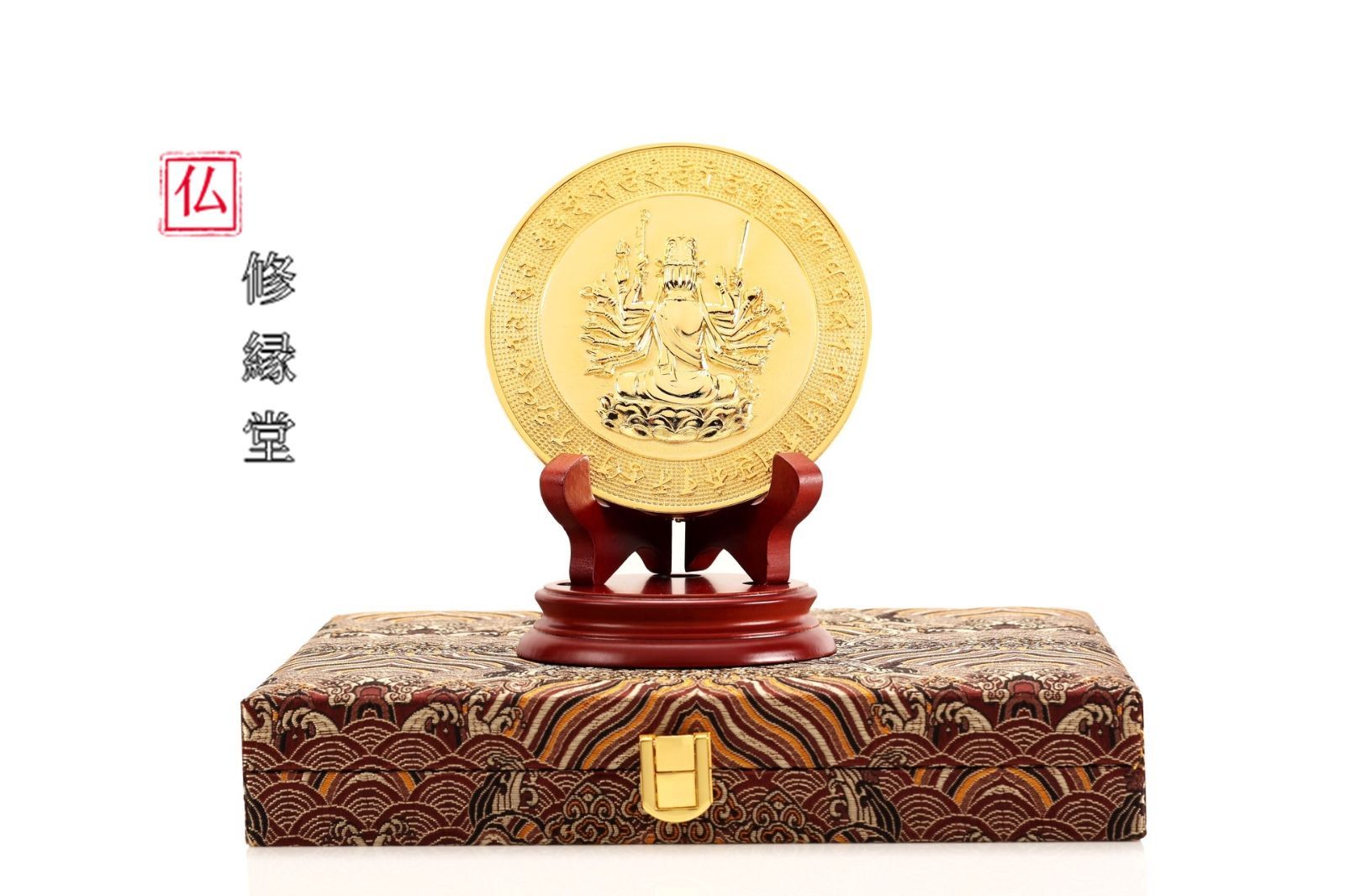 【修縁堂】真言密教 真言宗 法器 仏具 準提鏡サンスクリット 法器仏具 修縁堂】真言密教 真言宗 法器 仏具 準提鏡サンスクリット 法器仏具