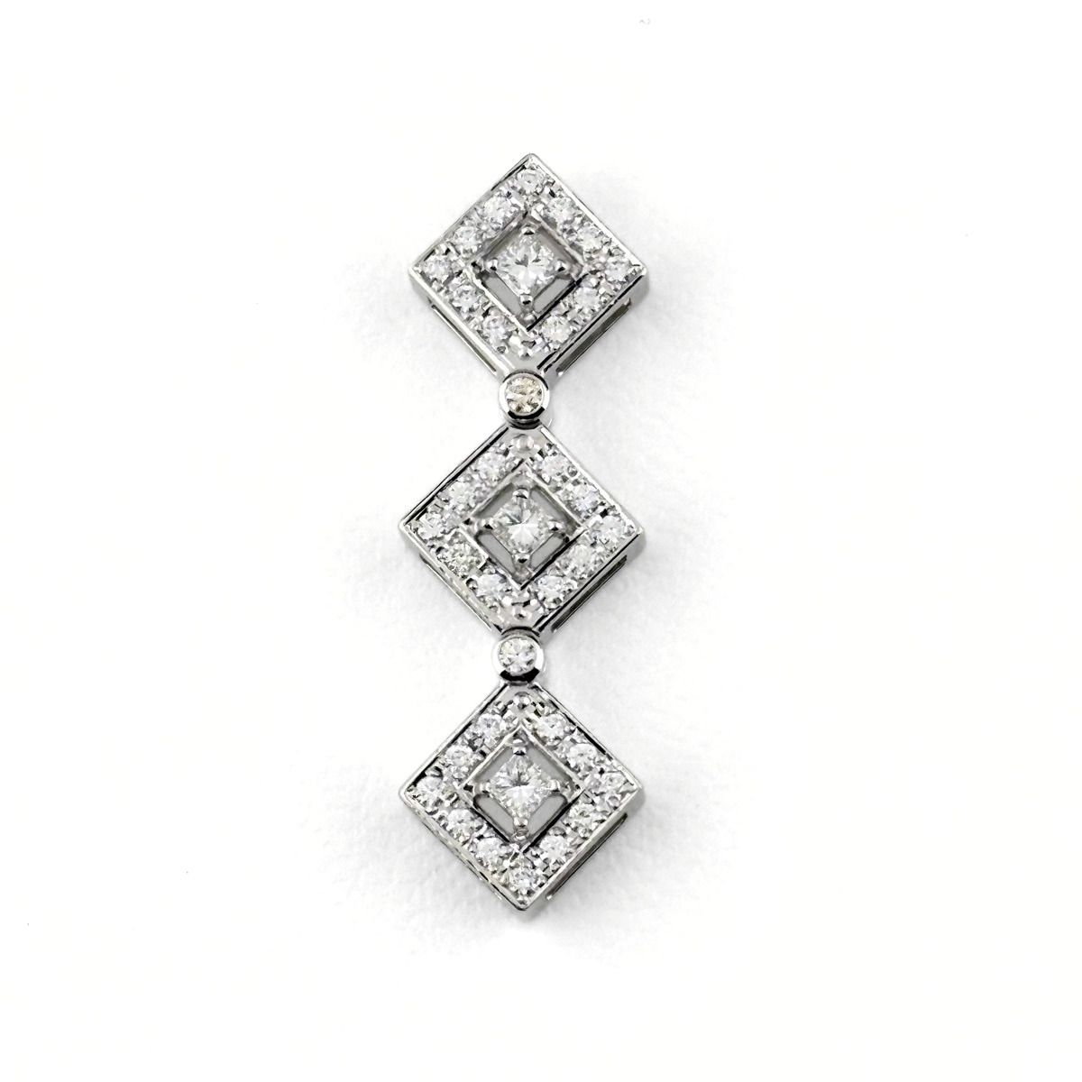 タサキ TASAKI メレダイヤ ペンダントトップ WG ホワイトゴールド ペンダントトップ K18 WG ダイヤモンド レディース 【中古】