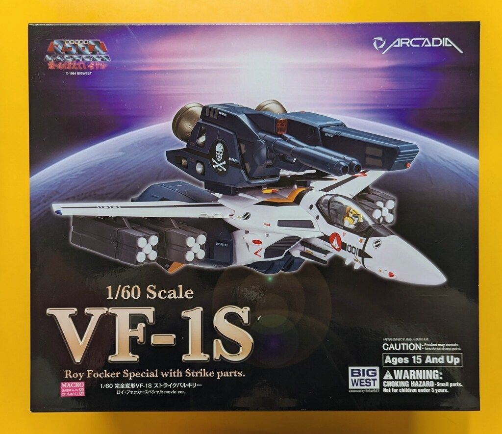 アルカディア 1/60完全変形 VF-1S ストライクバルキリー ロイ・フォッカースペシャル ムービーver　再版版