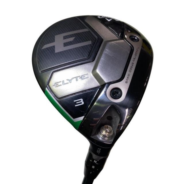 【中古】 キャロウェイ ELYTE 3W フェアウェイウッド FW VENTUS GREEN 50 for CW(ELYTE FW) (フレックスS) メンズ 男性用 右利き 右用 Cランク ゴルフクラブ