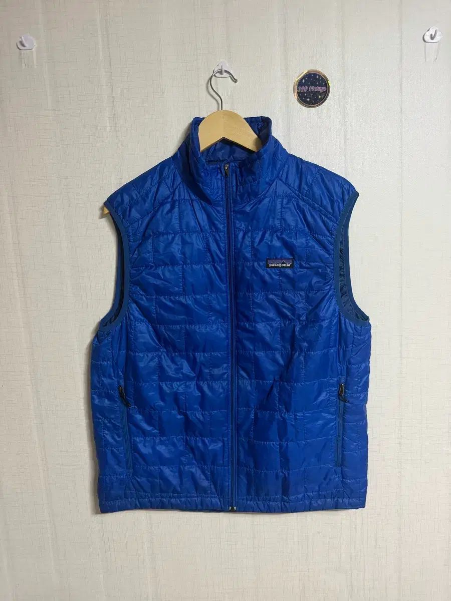 Patagonia パタゴニア メンズ M 軽量 ダウン ベスト ブルー 8,823円