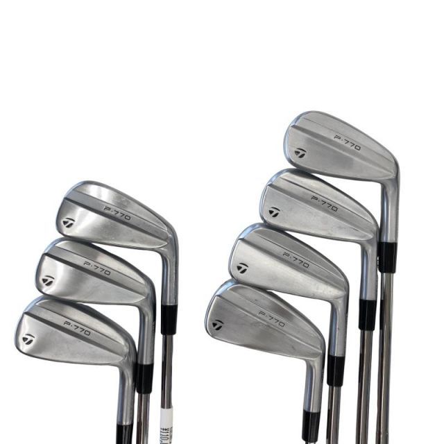 【中古】 テーラーメイド Taylor Made P・770(2024) 8S アイアンセット IR Dynamic Gold MID 115 (フレックスS) メンズ 男性用 右利き 右用 Cランク ゴルフクラブ